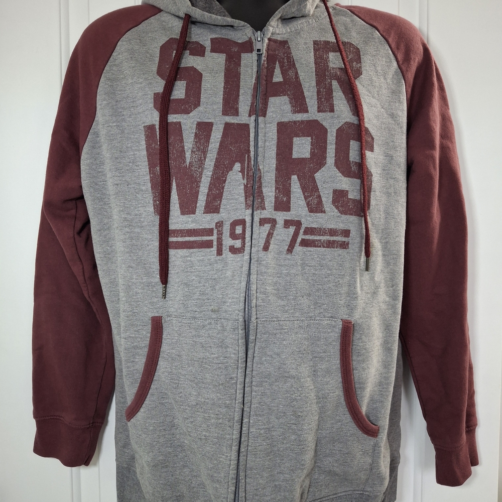Star Wars Gray and Maroon Lightweight Jacket